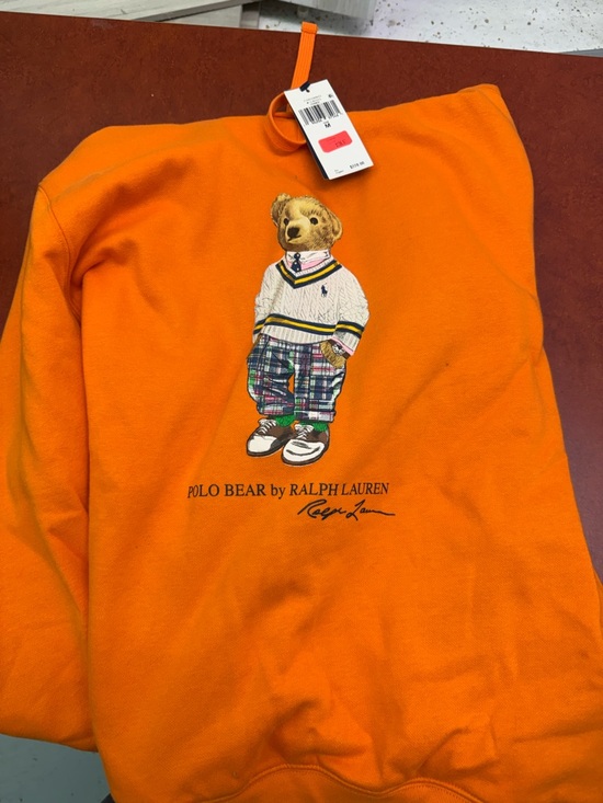 Ralph Lauren Other - Ralph Lauren Orange Polo Bear Sweatshirt
